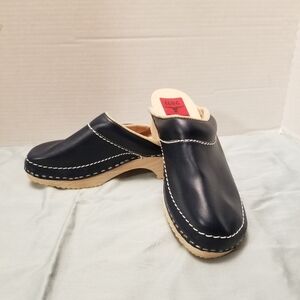 Holland Navy Clogs  Obermaterial Leder